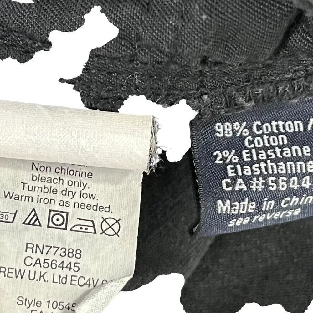 J Crew Womens Bootcut Boot Cut Black Wash Mid Rise Stretch Jeans sz 31 x 32